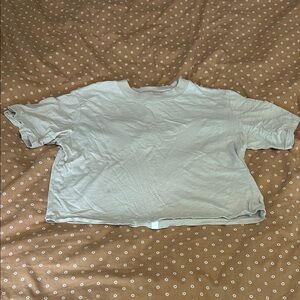 Casual Cream Crop Top for Women